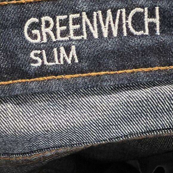 DKNY Greenwich Slim Womens Dark Wash Stretch Denim Jeans Blue Size 28 x 29 - Picture 6 of 8